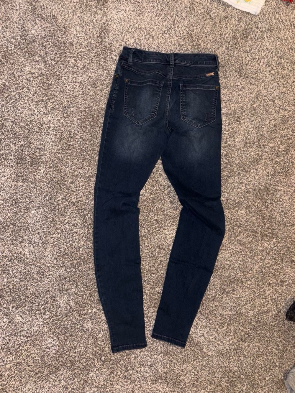 Women’s Dark Indigo Skinny Jeans - Stretch Slim Fit